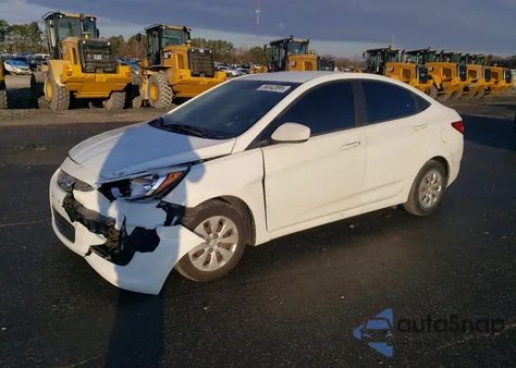 2016 Hyundai Accent Se z USA, uszkodzony, nr VIN KMHCT4AE3GU156988